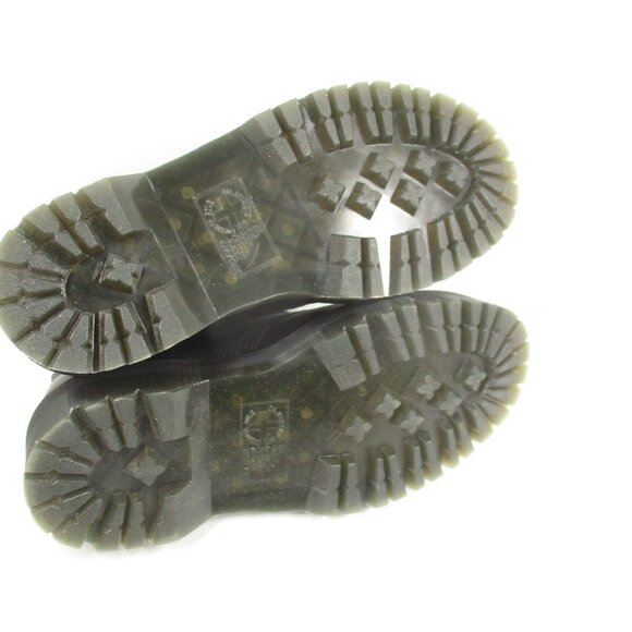 Dr. Martens AirWair Devon Black Grain Leather Buckle Boots Women’s US Size 8 - Picture 9 of 14